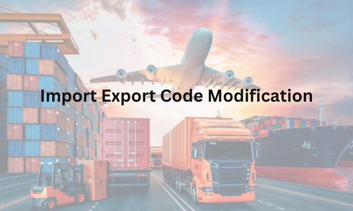 Import Export Code Modification